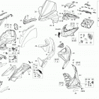 49 Ranger (4-Stroke) Капот и лобовое стекло