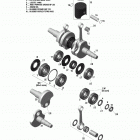 Commander STD 01- Crankshaft And Piston - 600 E-TEC