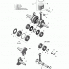 Commander 800 01- Crankshaft And Piston - 800 E-TEC