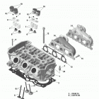 Commander STD 01- Cylinder Head And Exhaust Manifold - 900 ACE
