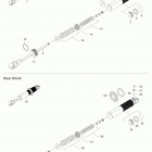 XTRIM SC (4-Stroke) Амортизатор в разборе задний