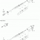 Rave RE Амортизатор в разборе задний