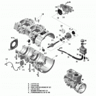 Rave RS (2-Stroke) 01- Crankcase And Water Pump - 600 RS