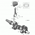 Commander STD 01- Crankshaft, Pistons And Balance Shaft - 900 AC...