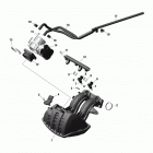 Rave (4-Stroke) Воздушный впускного коллектора и корпуса дроссельн...