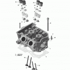 Rave (4-Stroke) 01- Cylinder Head And Exhaust Manifold - 600 ACE