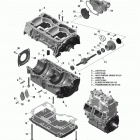 Commander 800 01- Crankcase And Water Pump - 800 E-TEC