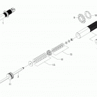 Commander 800 Амортизатор в разборе задний