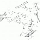 Xtrim Commander (2-Stroke) Передняя подвеска и лыжи