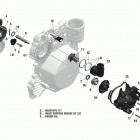 Rave (4-Stroke) Система охлаждения двигателя - 600 асе