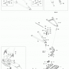 Adventure LX 600 ACE Передняя подвеска и лыжи