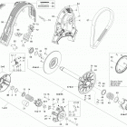 49 Ranger 600 E-TEC Защита ремня вариатора