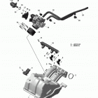 59 YETI 600 ACE Коллектор воздухозаборника и корпус дросселя