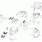 69 YETI Army 800R E-TEC Капот и лобовое стекло