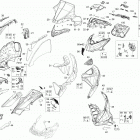 49 Ranger 600 E-TEC Капот и лобовое стекло