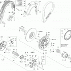 69 YETI Army 600 E-TEC Защита ремня вариатора