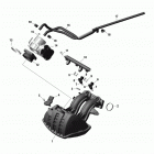 Rave 600 ACE Коллектор воздухозаборника и корпус дросселя