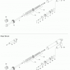 Rave RE 800R E-TEC Задний амортизатор