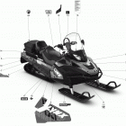 69 YETI Army 600 E-TEC Наклейки