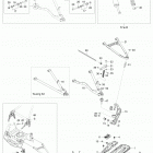 49 Ranger 600 ACE Передняя подвеска и лыжи