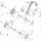 Rave RE 800R E-TEC Защита ремня вариатора