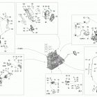 49 Ranger 600 E-TEC Двигатель и крепление