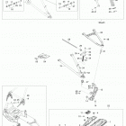 Rave RE 800R E-TEC Передняя подвеска и лыжи