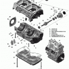 Xtrim Commander 800 E-TEC Картер и водяной насос