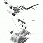 Xtrim 600 ACE Коллектор воздухозаборника и корпус дросселя