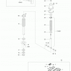 59 YETI 600 ACE Передняя подвеска и лыжи