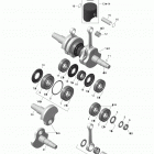 Adventure GT 600 E-TEC 01_Crankshaft and Pistons