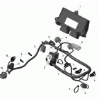 Rave 600 ACE Жгут проводов и электрический блок