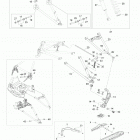 Adventure GT 600 E-TEC Передняя подвеска и лыжи