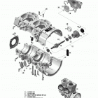 Adventure GT 600 E-TEC 01_Crankcase and Water pump