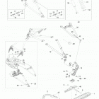 Xtrim Commander 600 E-TEC Передняя подвеска и лыжи
