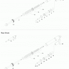 Rave RE 800R E-TEC Задний амортизатор