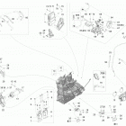 Xtrim Commander 600 E-TEC Двигатель и крепление