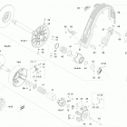 Xtrim SC 600 E-TEC Защита ремня вариатора
