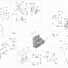 Rave RE 800R E-TEC Двигатель и крепление