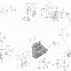 69 YETI Army 600 E-TEC Двигатель и крепление