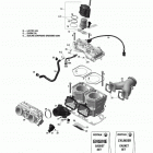 Adventure GT 600 E-TEC Цилиндр и система впрыска