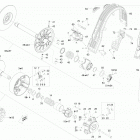 Rave RE 800R E-TEC Защита ремня вариатора