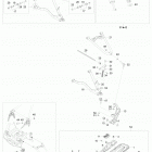 49 Ranger 600 E-TEC Передняя подвеска и лыжи