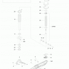 69 YETI 600 ACE Передняя подвеска и лыжи