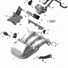 Adventure GT 1200 4-TEC CE Коллектор воздухозаборника и корпус дросселя