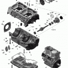 Rave RE 800R E-TEC Картер и водяной насос