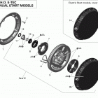 Rave RE 600 E-TEC Ручной стартер