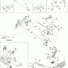 Rave SC 600 E-TEC Передняя подвеска и лыжи