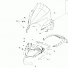 Xtrim Commander Limited 600 E-TEC Стекло ветровое и консоль