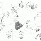 Xtrim Boondocker 800R E-TEC Двигатель и крепление